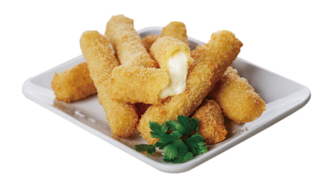 cheesesticks on a plate