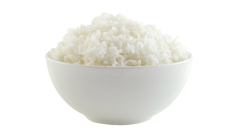 steamed rice